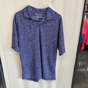 Holloway Heathered Purple Polo Shirt